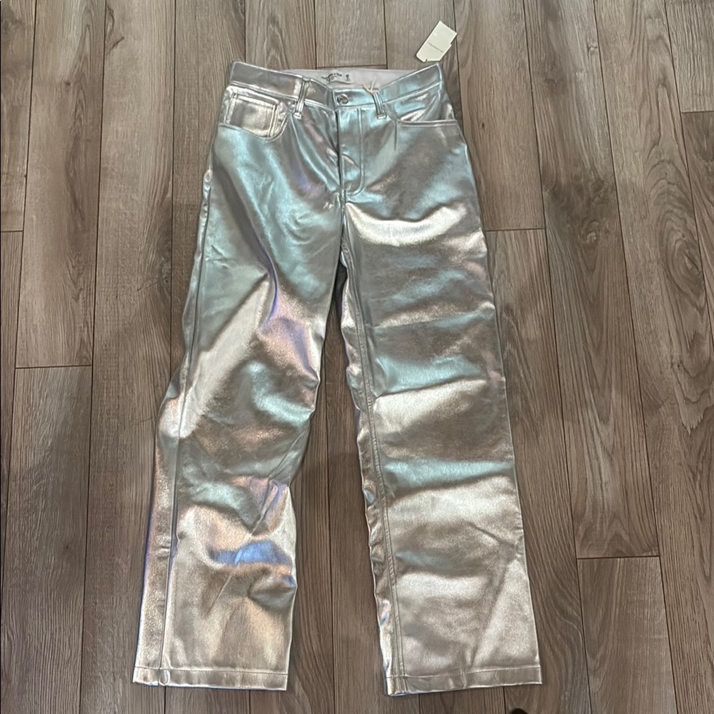 Abercrombie & Fitch Silver Straight Leg Jeans